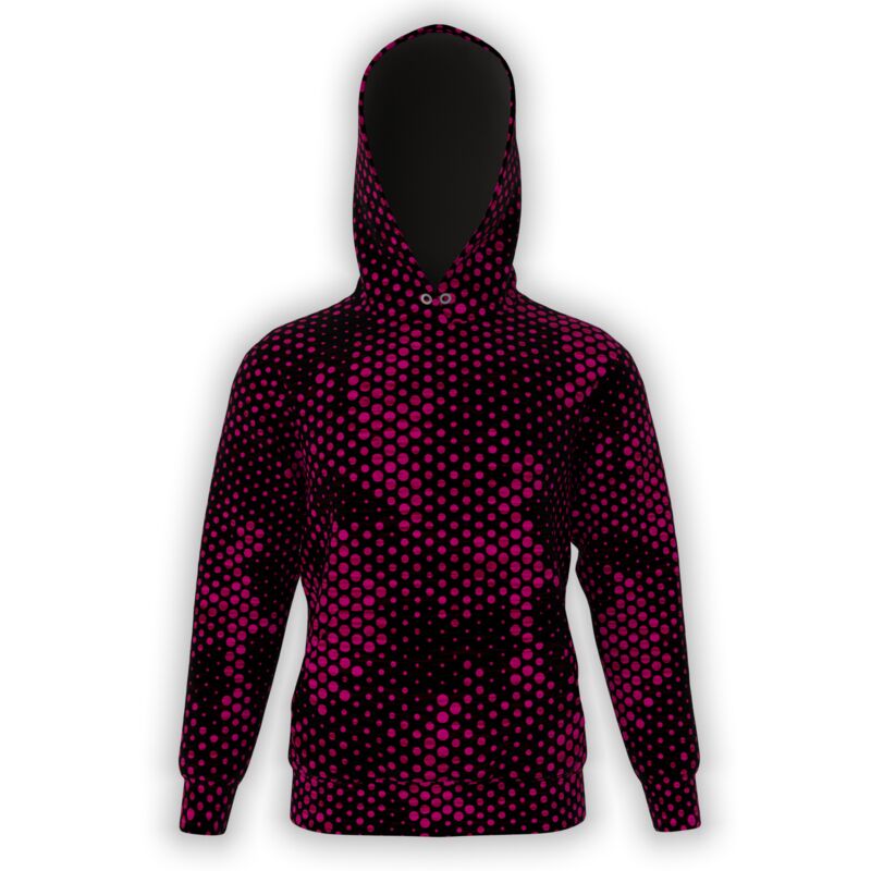 Raspberry Dots Hoodie Thumbnail