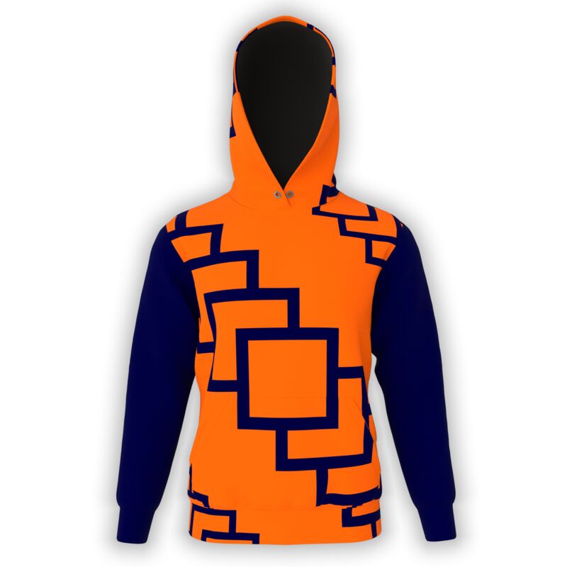 Diagonal Overlapping Squares Hoodie Thumbnail