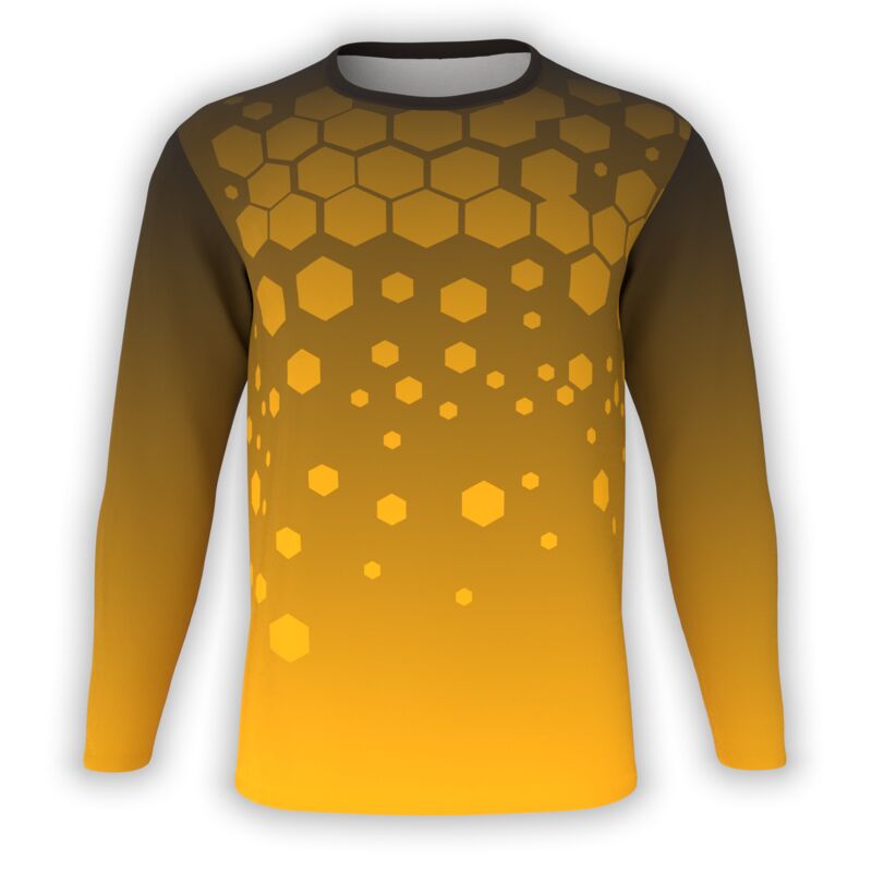 Hexagon Pattern & Gradient Long Sleeve Thumbnail