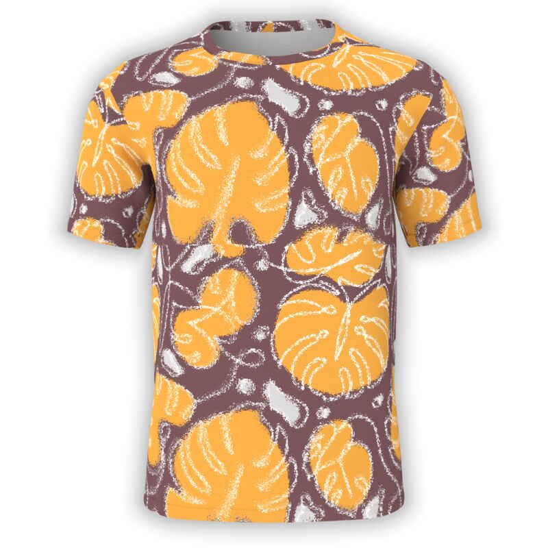 Large Golden Leaves T-Shirt Thumbnail