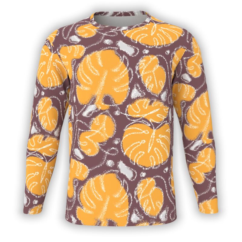 Large Golden Leaves Long Sleeve Thumbnail
